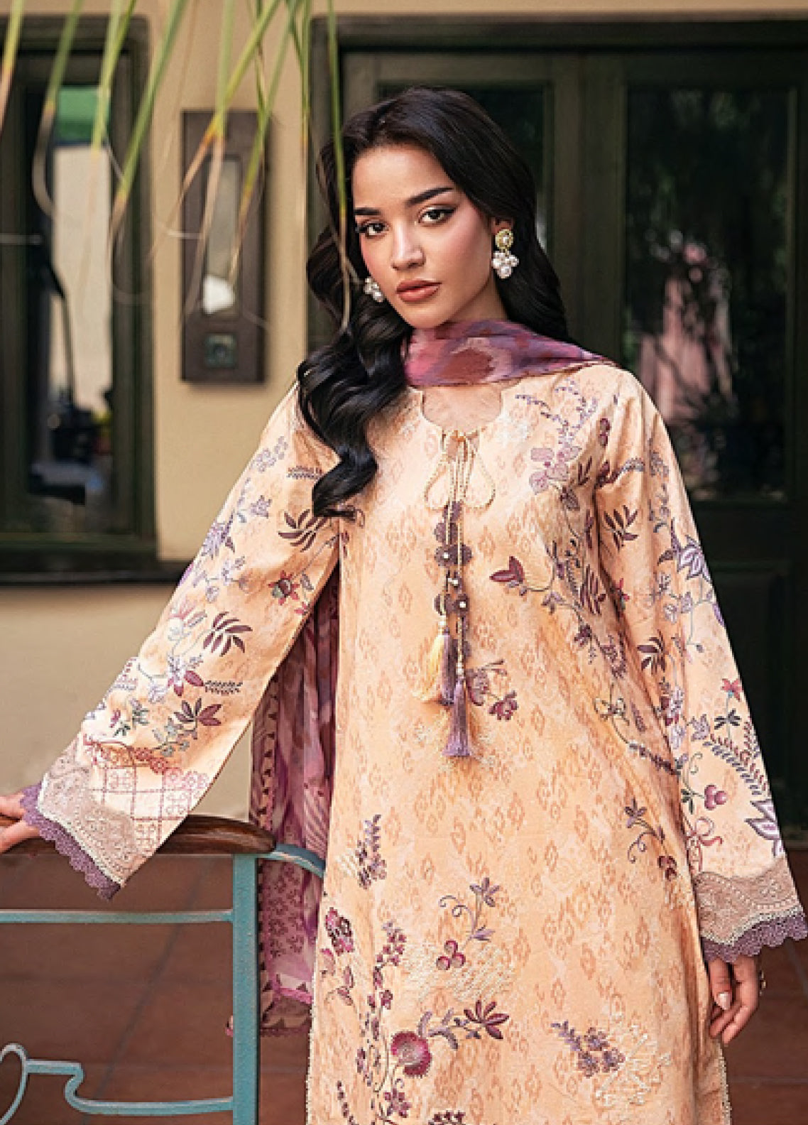 Zync By Florent Luxury Embroidered Lawn 3 Piece Unstitched Suit FL26ZEO D-FZF-8A Zync By Florent Luxury Embroidered Lawn 3 Piece Unstitched Suit FL26ZEO D-FZF-8A