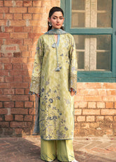 Zync By Florent Luxury Embroidered Lawn 3 Piece Unstitched Suit FL26ZEO D-FZF-8B