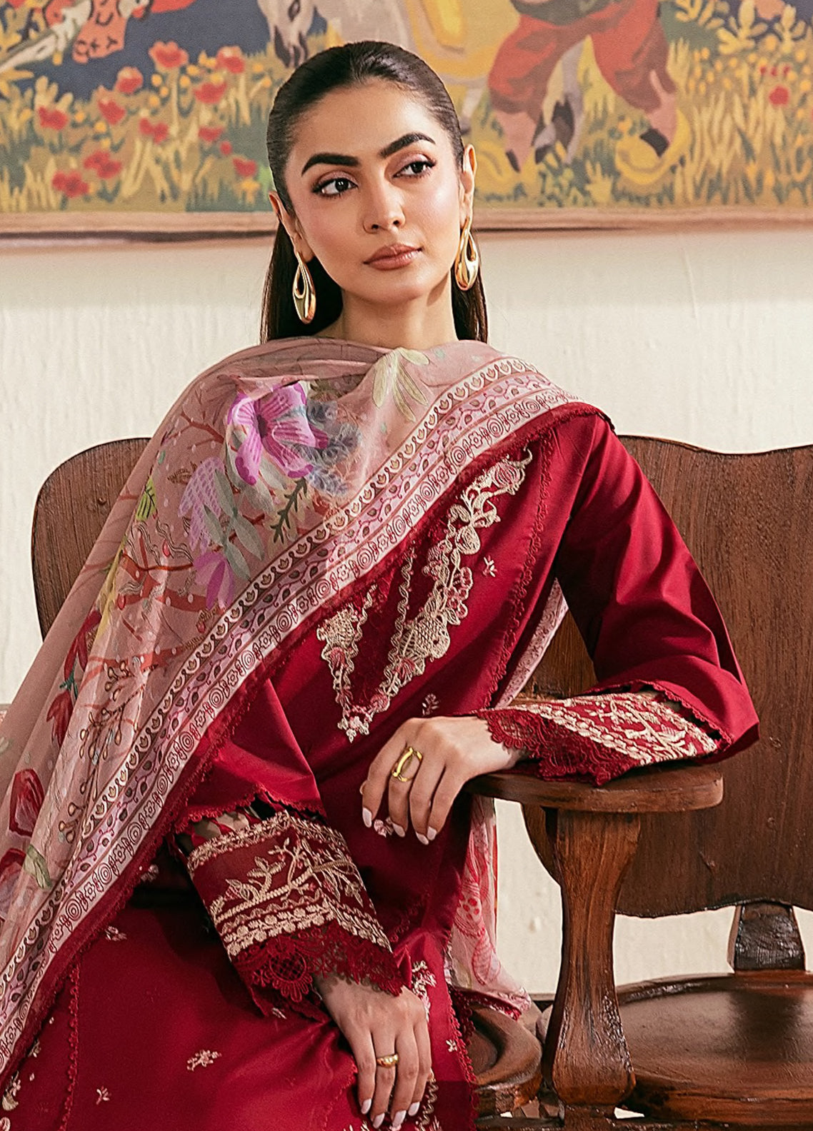 Zync By Florent Luxury Embroidered Lawn 3 Piece Unstitched Suit FL26ZLLV2 D-FZL-1B Zync By Florent Luxury Embroidered Lawn 3 Piece Unstitched Suit FL26ZLLV2 D-FZL-1B