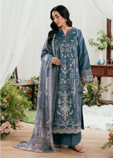 Zync By Florent Luxury Embroidered Lawn 3 Piece Unstitched Suit FL26ZLLV2 D-FZL-7A