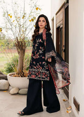 Zync By Florent Luxury Embroidered Lawn 3 Piece Unstitched Suit FL26ZLLV3 D-FZF-1B