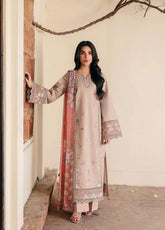 Zync By Florent Luxury Embroidered Lawn 3 Piece Unstitched Suit FL26ZLLV3 D-FZF-4B