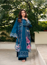 Zync By Florent Luxury Embroidered Lawn 3 Piece Unstitched Suit FL26ZLLV3 D-FZF-7B