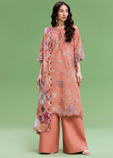 Zync By Florent Printkari Embroidered Lawn 3 Piece Unstitched Suit FL26ZP D-FPK-1B