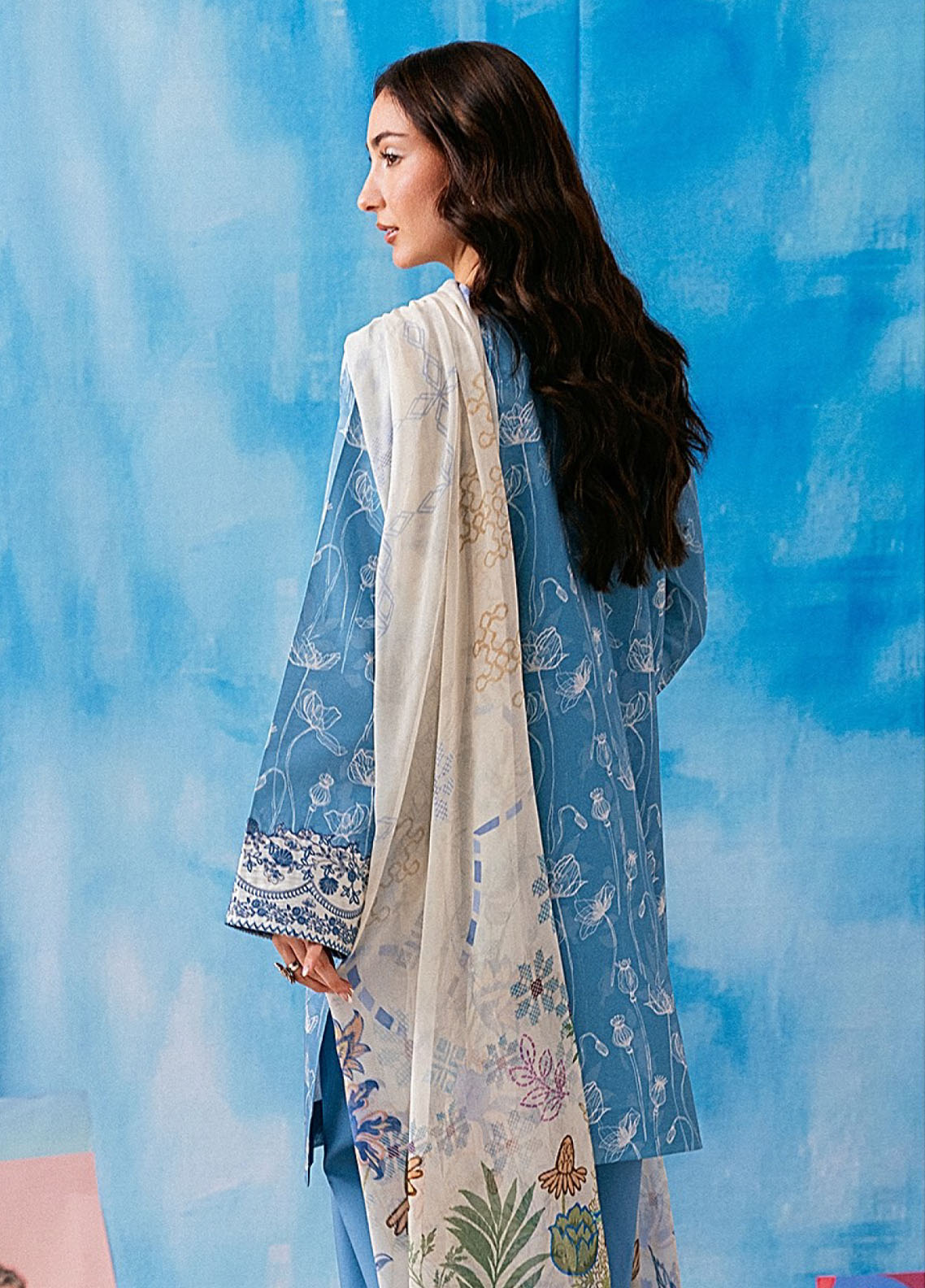 Zync By Florent Printkari Embroidered Lawn 3 Piece Unstitched Suit FL26ZP D-FPK-2B Zync By Florent Printkari Embroidered Lawn 3 Piece Unstitched Suit FL26ZP D-FPK-2B