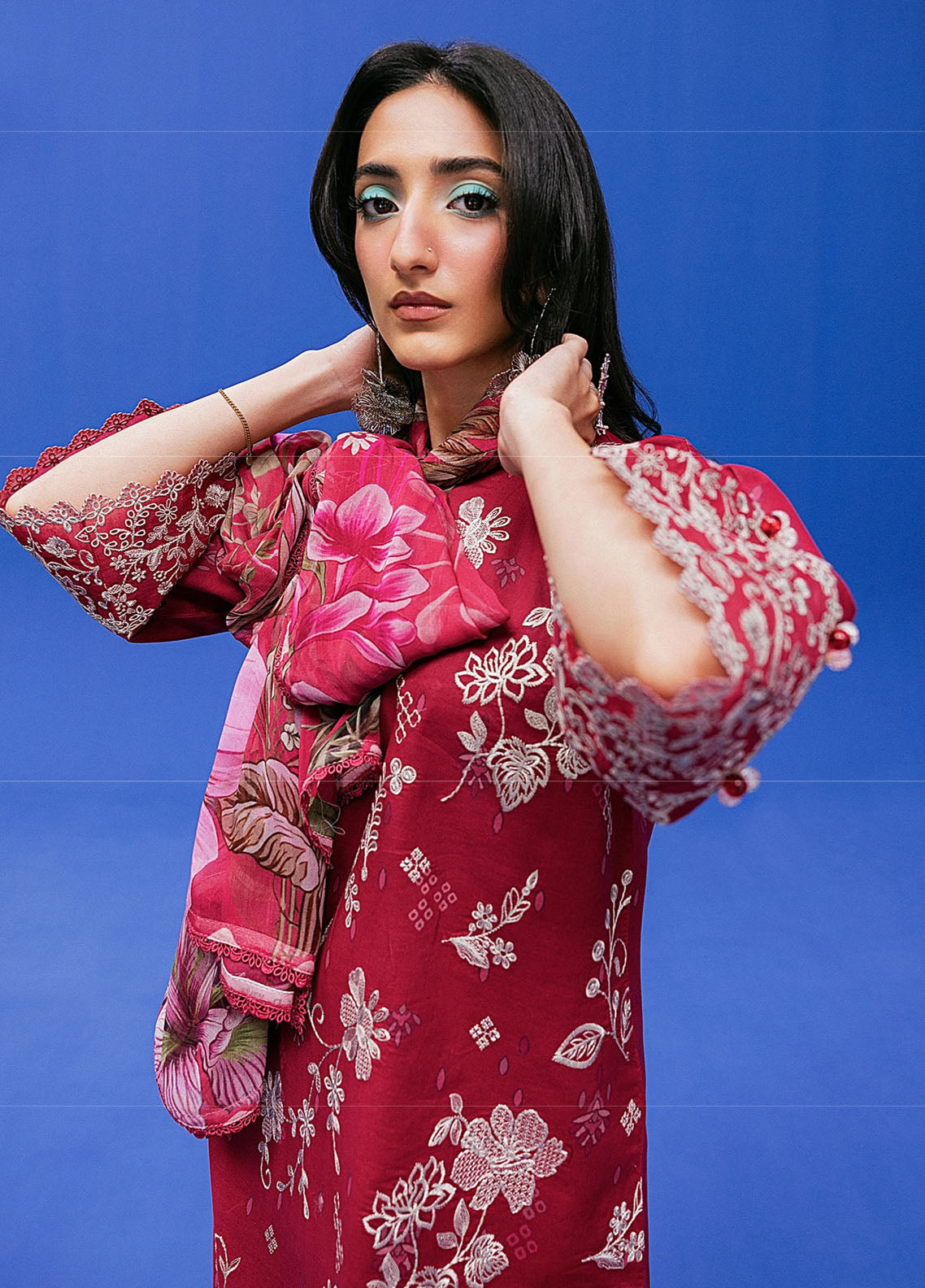 Zync By Florent Printkari Embroidered Lawn 3 Piece Unstitched Suit FL26ZP D-FPK-3A Zync By Florent Printkari Embroidered Lawn 3 Piece Unstitched Suit FL26ZP D-FPK-3A