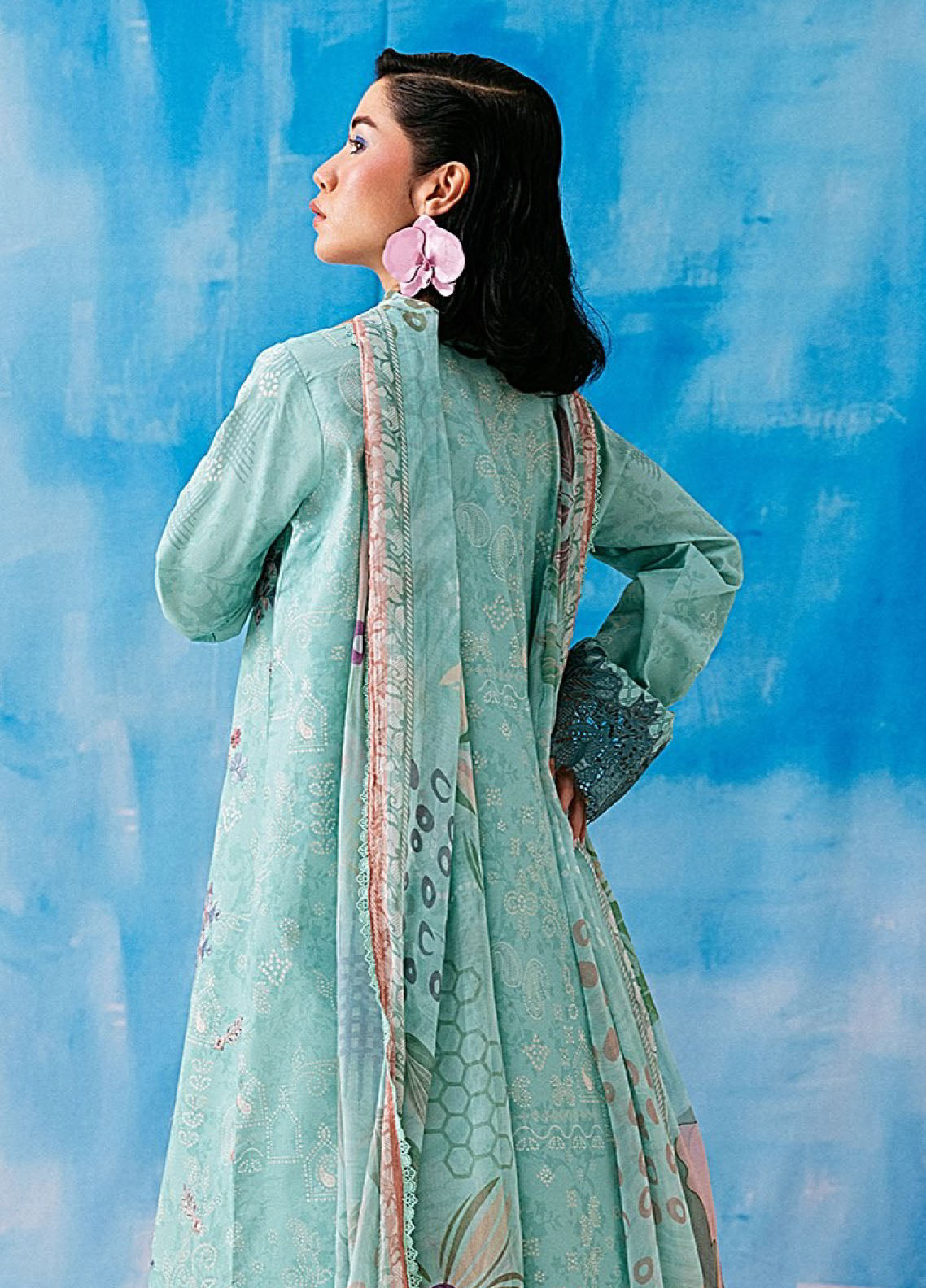 Zync By Florent Printkari Embroidered Lawn 3 Piece Unstitched Suit FL26ZP D-FPK-5B Zync By Florent Printkari Embroidered Lawn 3 Piece Unstitched Suit FL26ZP D-FPK-5B