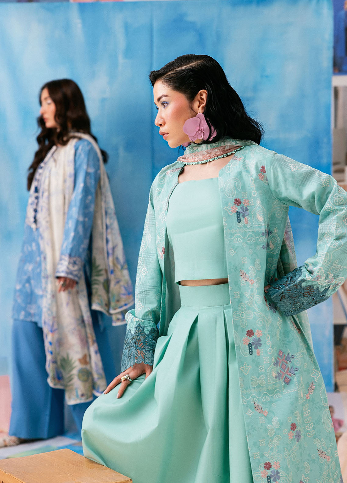 Zync By Florent Printkari Embroidered Lawn 3 Piece Unstitched Suit FL26ZP D-FPK-5B Zync By Florent Printkari Embroidered Lawn 3 Piece Unstitched Suit FL26ZP D-FPK-5B