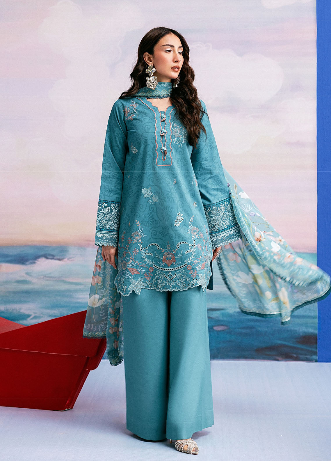 Zync By Florent Printkari Embroidered Lawn 3 Piece Unstitched Suit FL26ZP D-FPK-7A Zync By Florent Printkari Embroidered Lawn 3 Piece Unstitched Suit FL26ZP D-FPK-7A