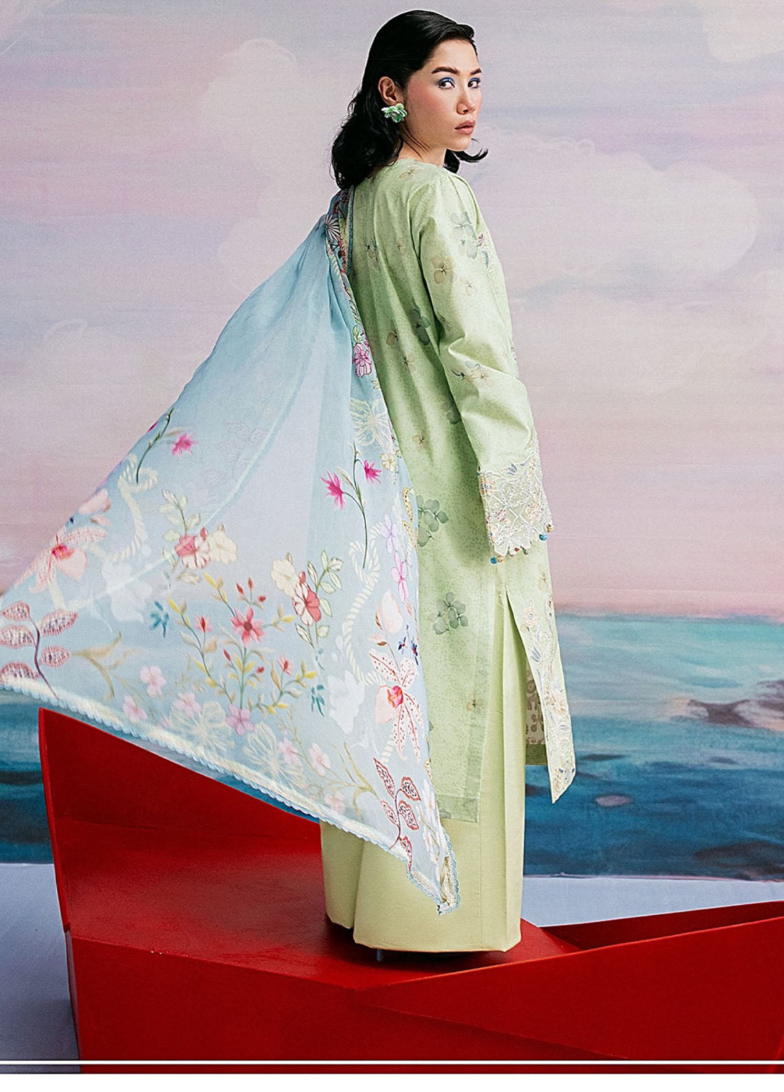 Zync By Florent Printkari Embroidered Lawn 3 Piece Unstitched Suit FL26ZP D-FPK-8B Zync By Florent Printkari Embroidered Lawn 3 Piece Unstitched Suit FL26ZP D-FPK-8B