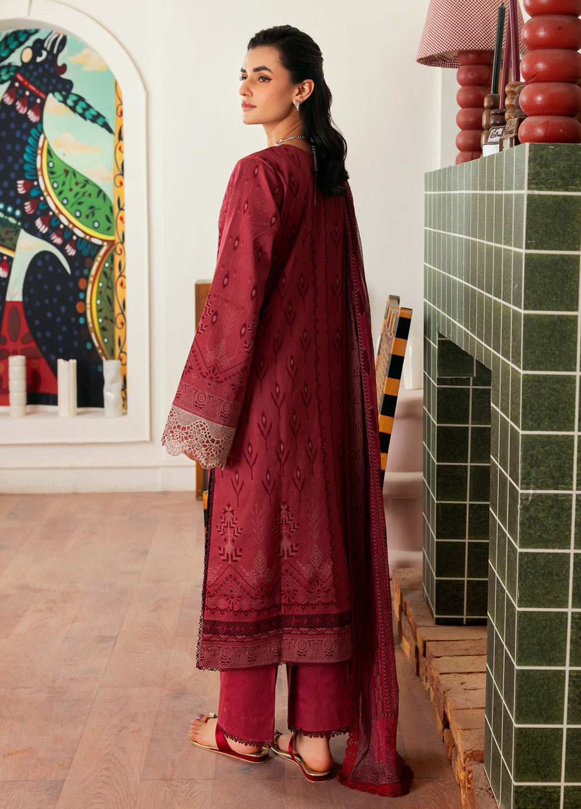 Zync by Florent Embroidered Lawn Suits Unstitched 3 Piece - FL25ZDW FZD-08 Zync by Florent Embroidered Lawn Suits Unstitched 3 Piece - FL25ZDW FZD-08