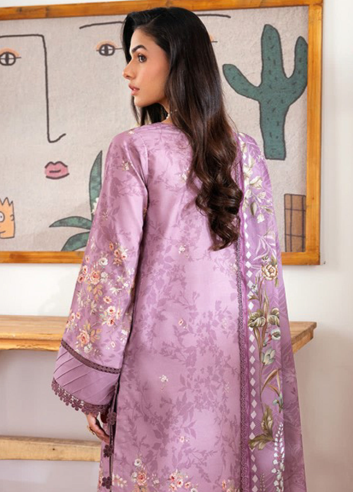 Zync by Florent Embroidered Lawn Suits Unstitched 3 Piece - FL25ZDW FZD-09 Zync by Florent Embroidered Lawn Suits Unstitched 3 Piece - FL25ZDW FZD-09