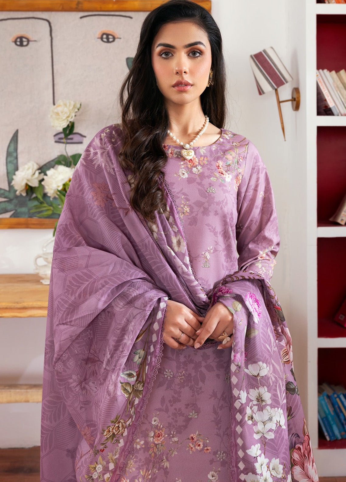 Zync by Florent Embroidered Lawn Suits Unstitched 3 Piece - FL25ZDW FZD-09 Zync by Florent Embroidered Lawn Suits Unstitched 3 Piece - FL25ZDW FZD-09
