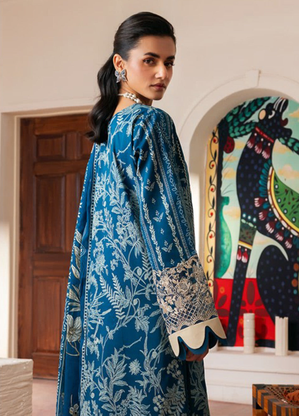 Zync by Florent Embroidered Lawn Suits Unstitched 3 Piece - FL25ZDW FZD-4B Zync by Florent Embroidered Lawn Suits Unstitched 3 Piece - FL25ZDW FZD-4B