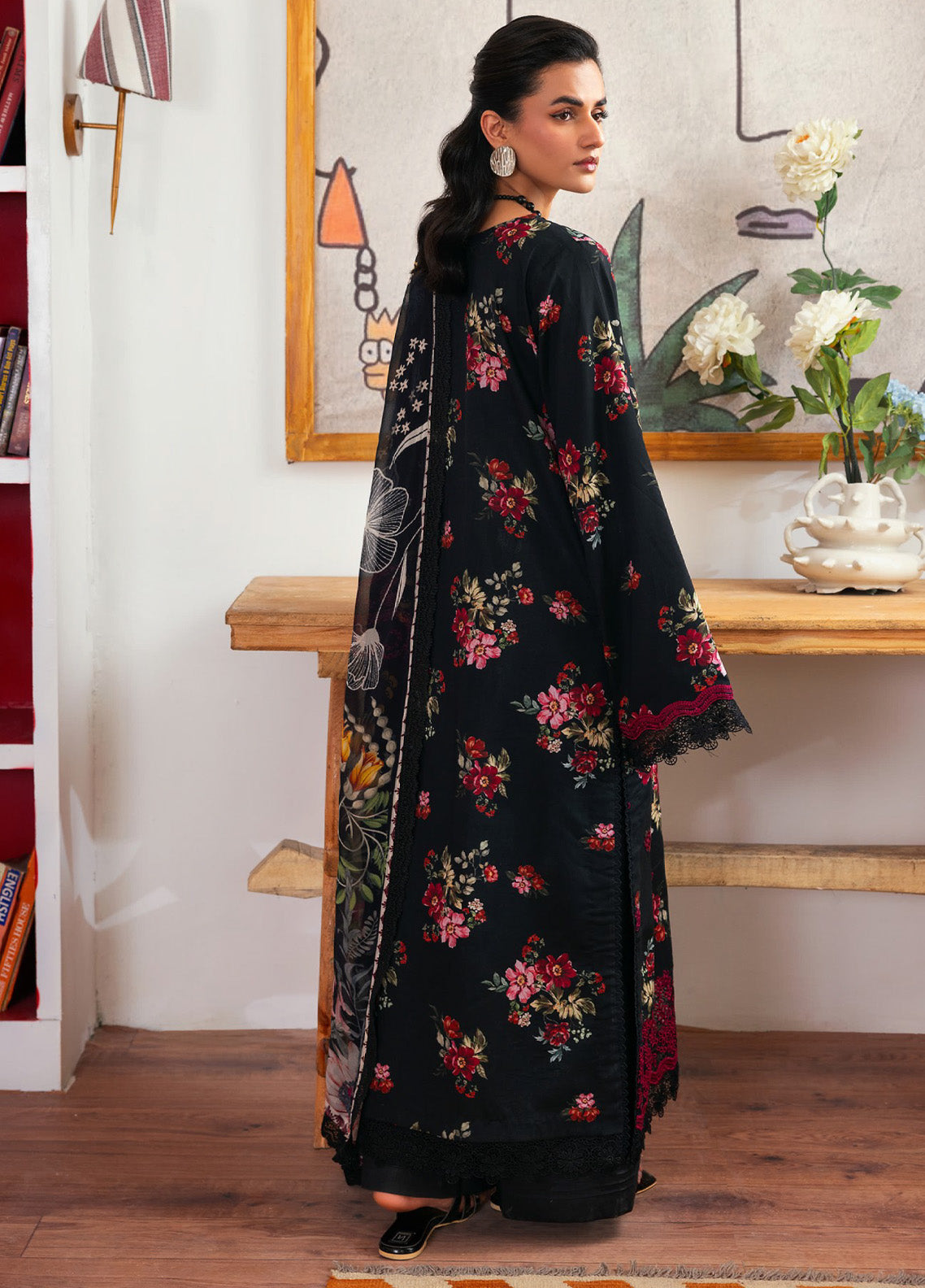 Zync by Florent Embroidered Lawn Suits Unstitched 3 Piece - FL25ZDW FZD-7B Zync by Florent Embroidered Lawn Suits Unstitched 3 Piece - FL25ZDW FZD-7B