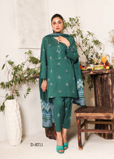 Zyra by Rashid Textile Embroidered Lawn Suits Unstitched 3 Piece - RT25ZL 8711