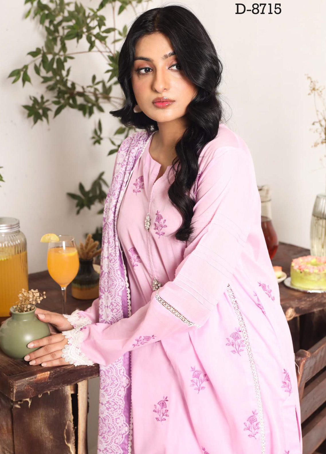 Zyra by Rashid Textile Embroidered Lawn Suits Unstitched 3 Piece - RT25ZL 8715 Zyra by Rashid Textile Embroidered Lawn Suits Unstitched 3 Piece - RT25ZL 8715