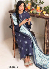Zyra by Rashid Textile Embroidered Lawn Suits Unstitched 3 Piece - RT25ZL 8717