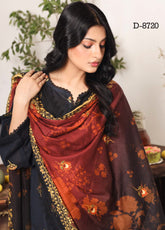 Zyra by Rashid Textile Embroidered Lawn Suits Unstitched 3 Piece - RT25ZL 8720