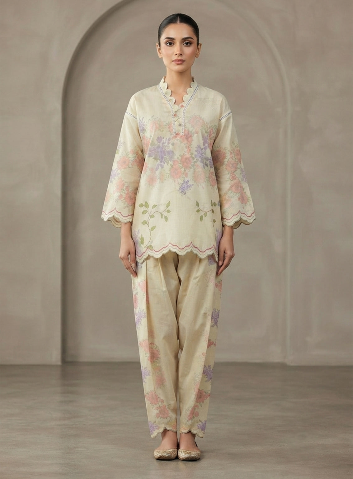 Zyrae Printed Lawn 2 Piece Stitched Shirt Trouser ZYR26C3PL D-BUTTER YELLOW Zyrae Printed Lawn 2 Piece Stitched Shirt Trouser ZYR26C3PL D-BUTTER YELLOW