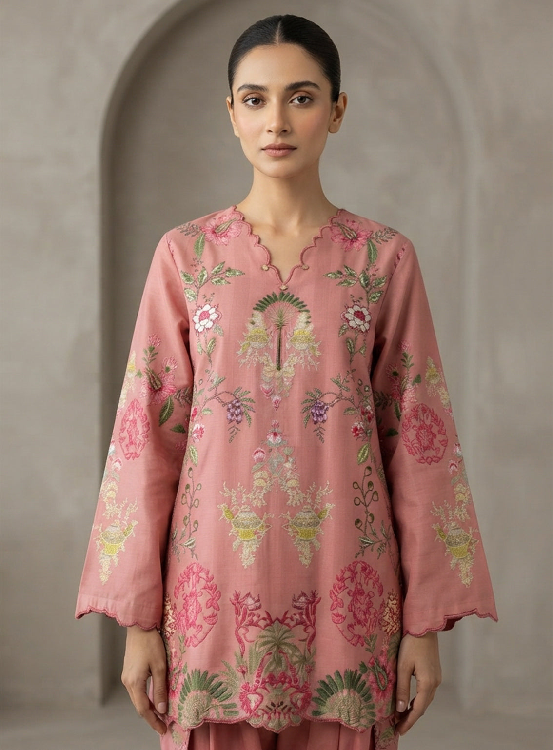 Zyrae Printed Lawn 2 Piece Stitched Shirt Trouser ZYR26C3PL D-CORAL Zyrae Printed Lawn 2 Piece Stitched Shirt Trouser ZYR26C3PL D-CORAL