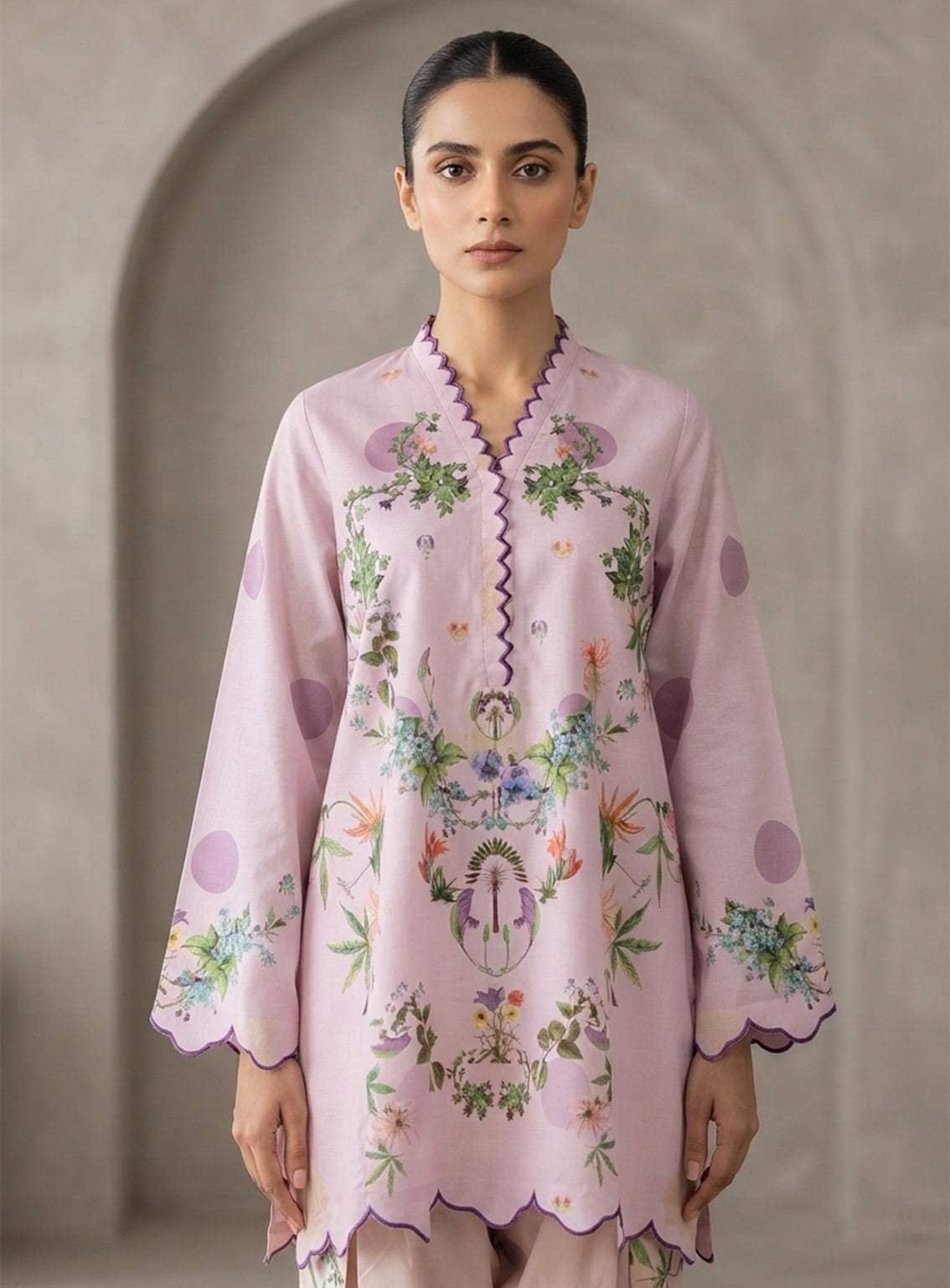 Zyrae Printed Lawn 2 Piece Stitched Shirt Trouser ZYR26C3PL D-POLCA DOT Zyrae Printed Lawn 2 Piece Stitched Shirt Trouser ZYR26C3PL D-POLCA DOT