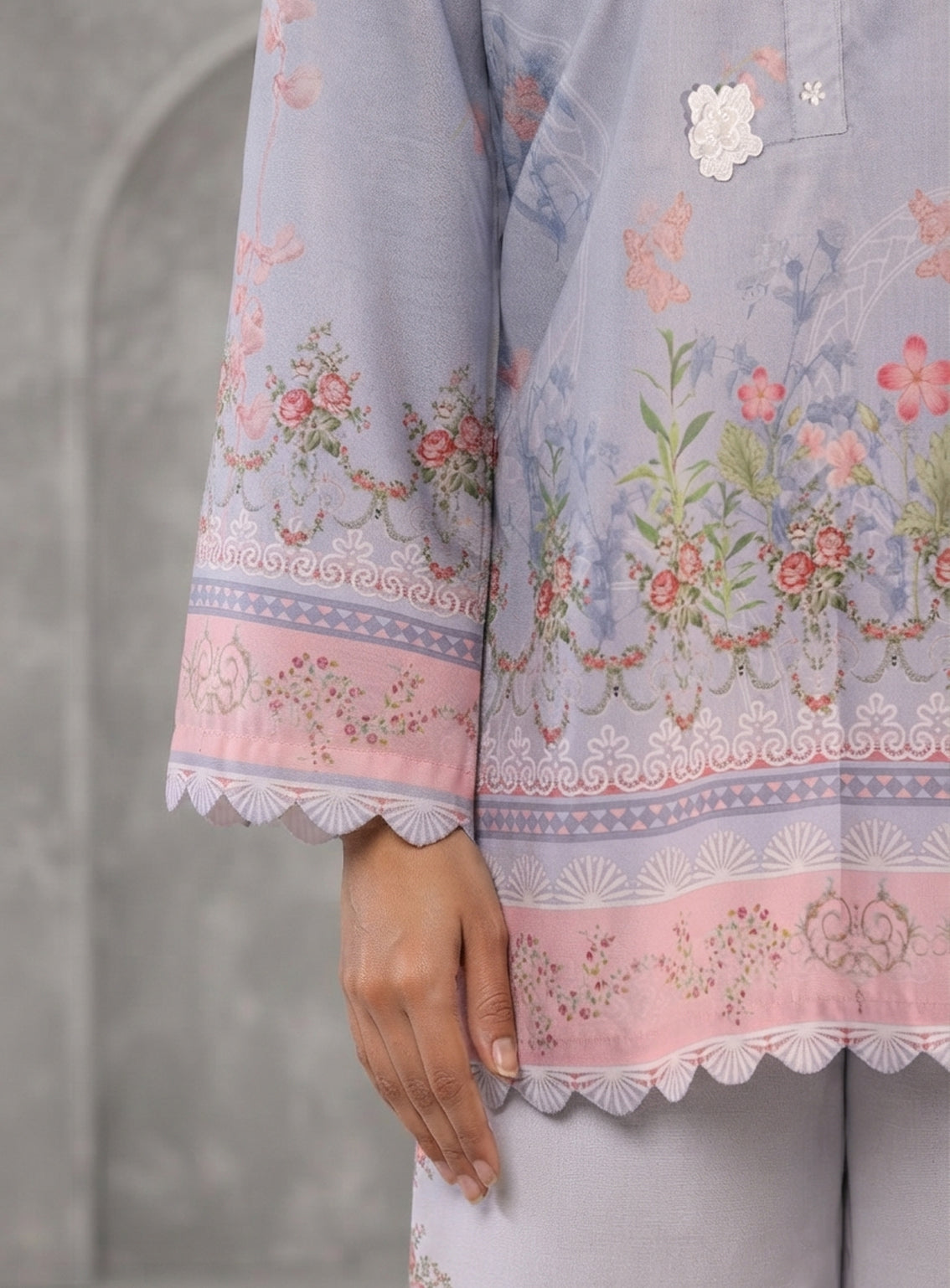 Zyrae Printed Lawn 2 Piece Stitched Shirt Trouser ZYR26C3PL D-SKY BLUE Zyrae Printed Lawn 2 Piece Stitched Shirt Trouser ZYR26C3PL D-SKY BLUE