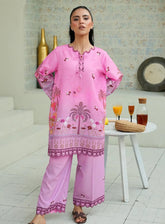 Zyrae Printed Lawn 2 Piece Stitched Shirt Trouser ZYR26SPL D-ROSE PALM