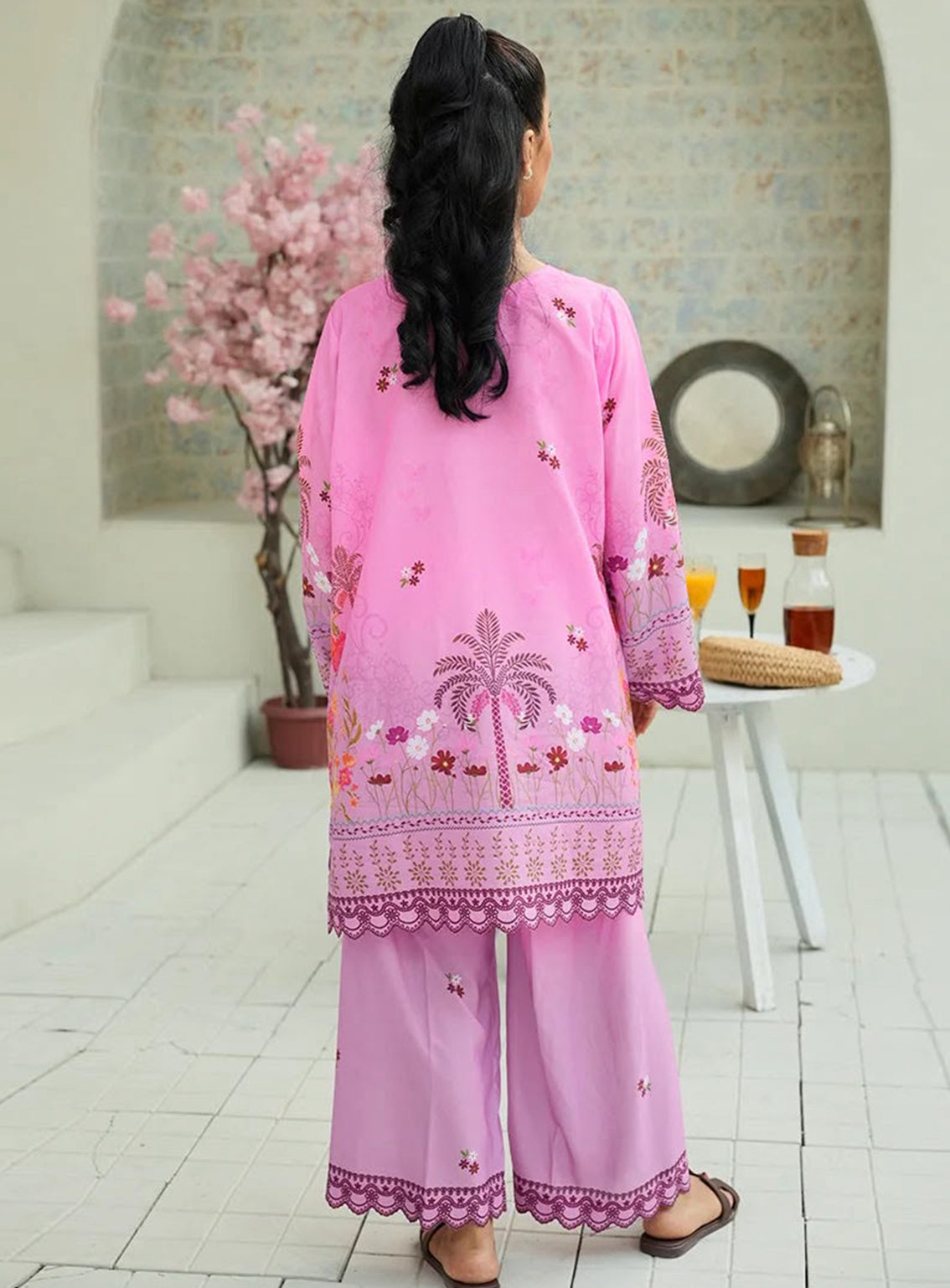 Zyrae Printed Lawn 2 Piece Stitched Shirt Trouser ZYR26SPL D-ROSE PALM Zyrae Printed Lawn 2 Piece Stitched Shirt Trouser ZYR26SPL D-ROSE PALM