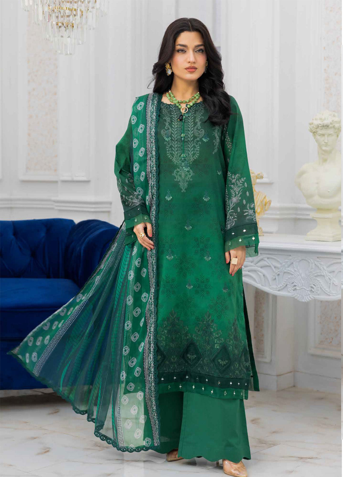 Aafreen By Riaz Arts Laser Embroidered Lawn 3 Piece Unstitched Suit RA25LEL AF-211 Aafreen By Riaz Arts Laser Embroidered Lawn 3 Piece Unstitched Suit RA25LEL AF-211