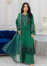 Aafreen By Riaz Arts Laser Embroidered Lawn 3 Piece Unstitched Suit RA25LEL AF-211