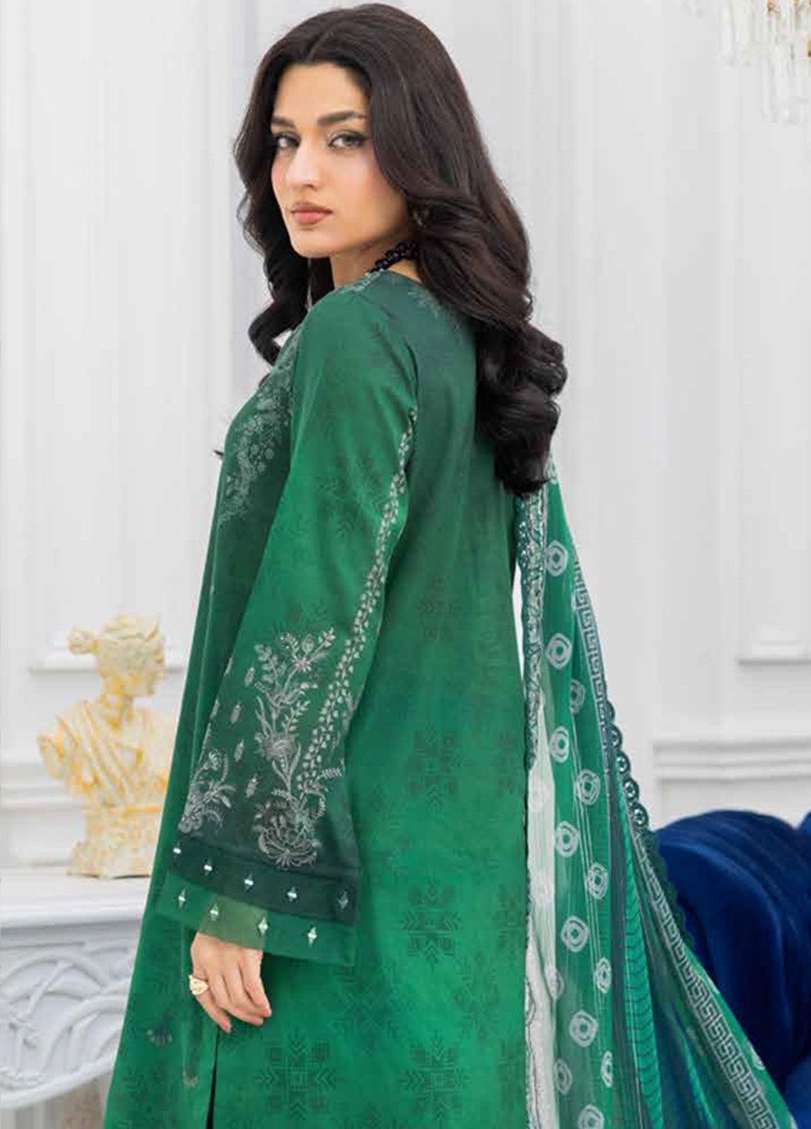 Aafreen By Riaz Arts Laser Embroidered Lawn 3 Piece Unstitched Suit RA25LEL AF-211 Aafreen By Riaz Arts Laser Embroidered Lawn 3 Piece Unstitched Suit RA25LEL AF-211