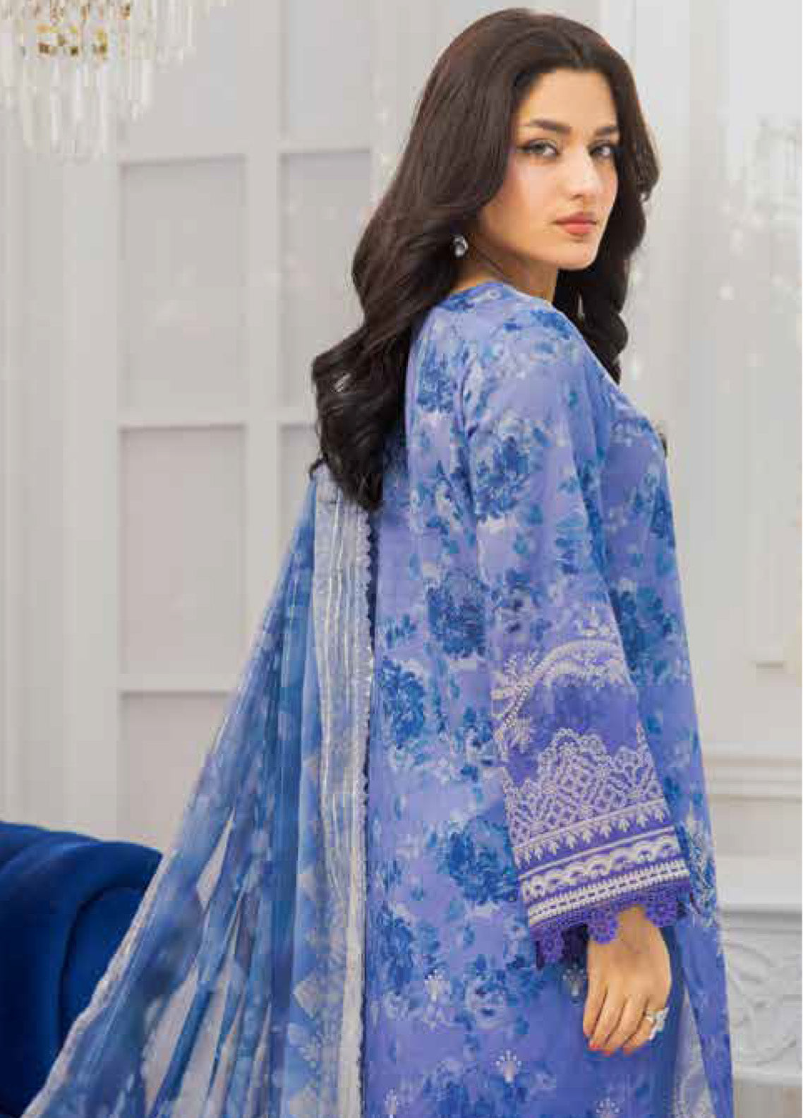 Aafreen By Riaz Arts Laser Embroidered Lawn 3 Piece Unstitched Suit RA25LEL AF-212 Aafreen By Riaz Arts Laser Embroidered Lawn 3 Piece Unstitched Suit RA25LEL AF-212