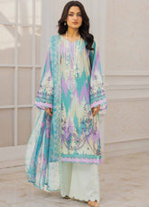 Aafreen By Riaz Arts Laser Embroidered Lawn 3 Piece Unstitched Suit RA25LEL AF-216