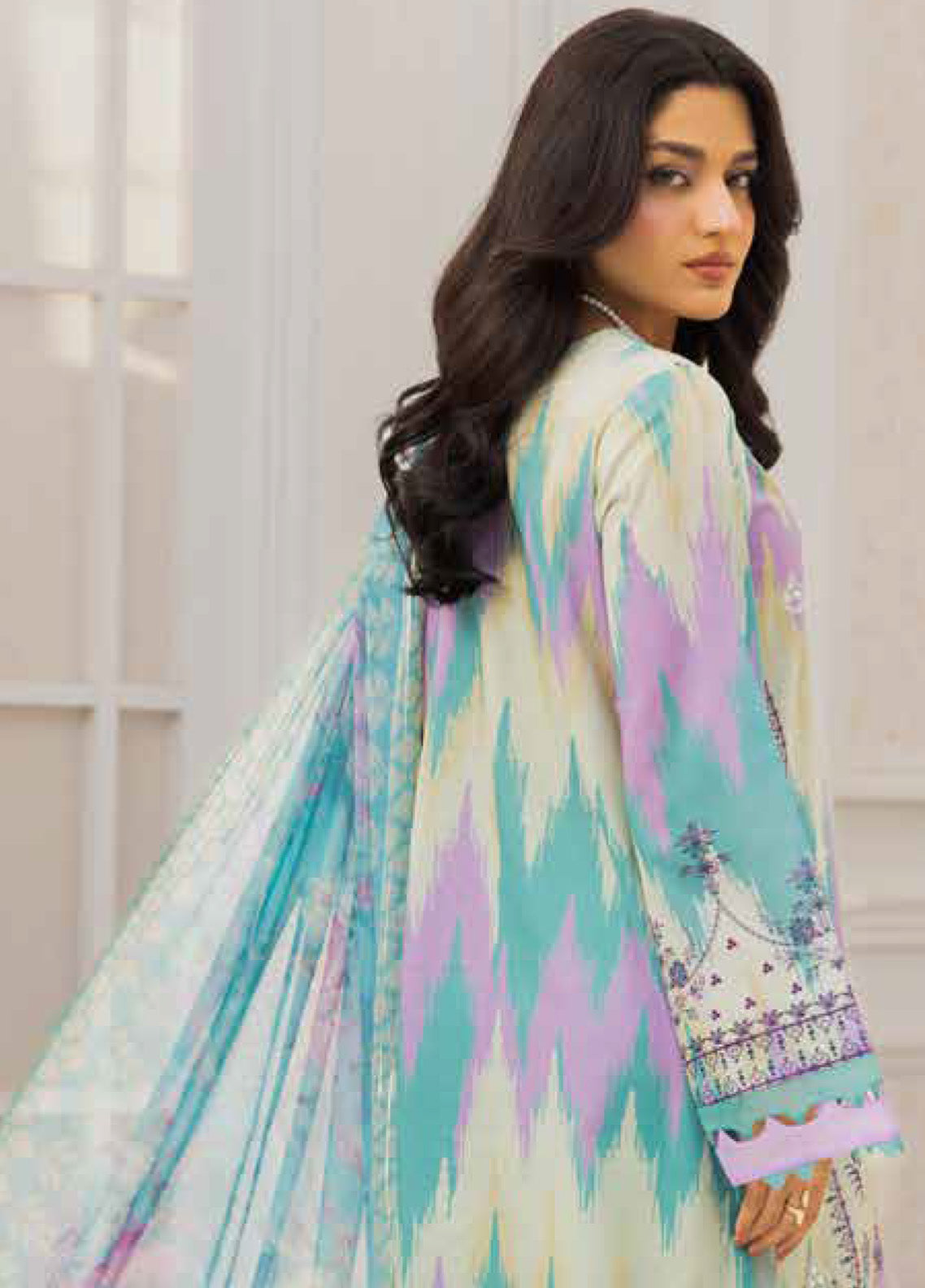 Aafreen By Riaz Arts Laser Embroidered Lawn 3 Piece Unstitched Suit RA25LEL AF-216 Aafreen By Riaz Arts Laser Embroidered Lawn 3 Piece Unstitched Suit RA25LEL AF-216