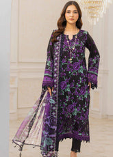 Aafreen By Riaz Arts Laser Embroidered Lawn 3 Piece Unstitched Suit RA25LEL AF-217