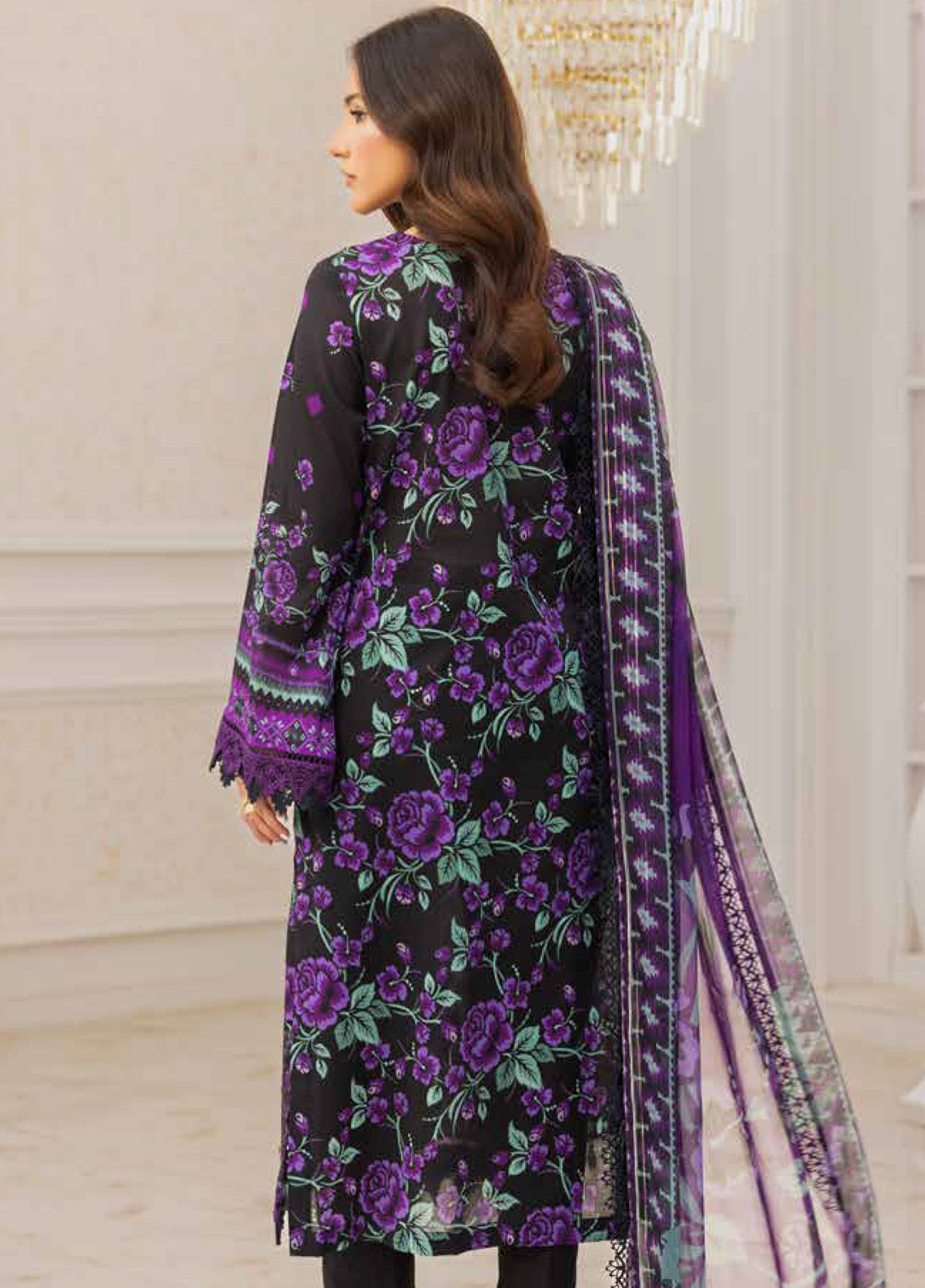 Aafreen By Riaz Arts Laser Embroidered Lawn 3 Piece Unstitched Suit RA25LEL AF-217 Aafreen By Riaz Arts Laser Embroidered Lawn 3 Piece Unstitched Suit RA25LEL AF-217