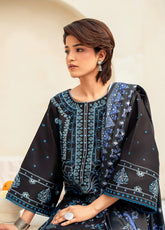 Aaina By Bin Ilyas Embroidered Lawn 3 Piece Unstitched Suit BI25SE D-87A