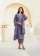 Aaina By Bin Ilyas Embroidered Lawn 3 Piece Unstitched Suit BI25SE D-87B