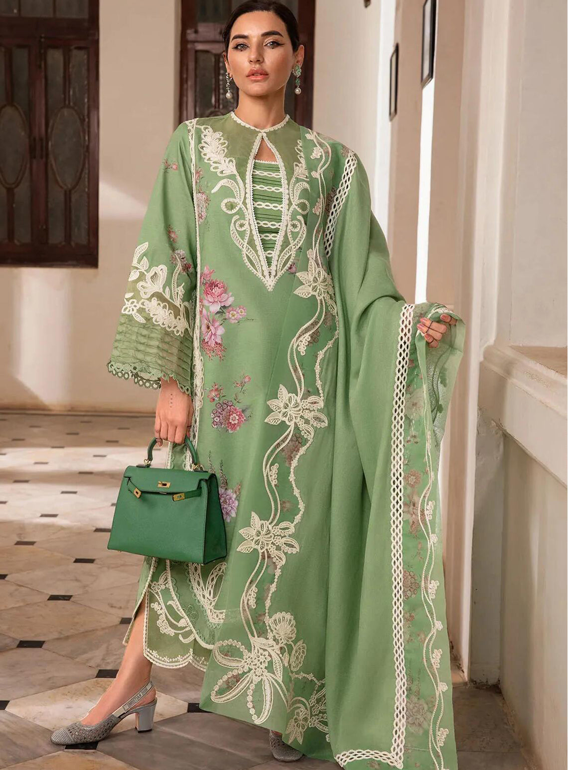 Aaleen By Crimson Embroidered Karandi 3 Piece Unstitched Suit CSS24AW D-03 GULBAAN Aaleen By Crimson Embroidered Karandi 3 Piece Unstitched Suit CSS24AW D-03 GULBAAN