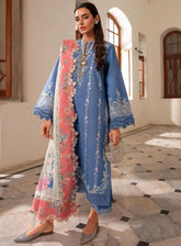 Aaleen By Crimson Embroidered Karandi 3 Piece Unstitched Suit CSS24AW D-04 MODERN MEMSAAB