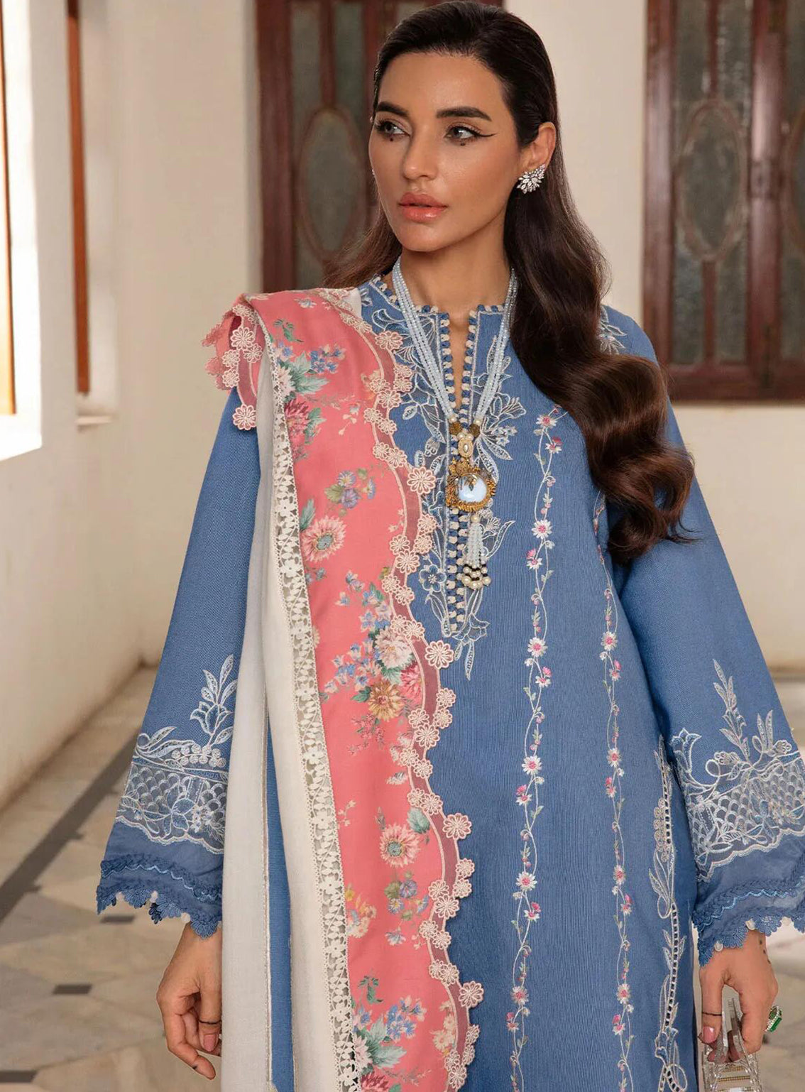Aaleen By Crimson Embroidered Karandi 3 Piece Unstitched Suit CSS24AW D-04 MODERN MEMSAAB Aaleen By Crimson Embroidered Karandi 3 Piece Unstitched Suit CSS24AW D-04 MODERN MEMSAAB