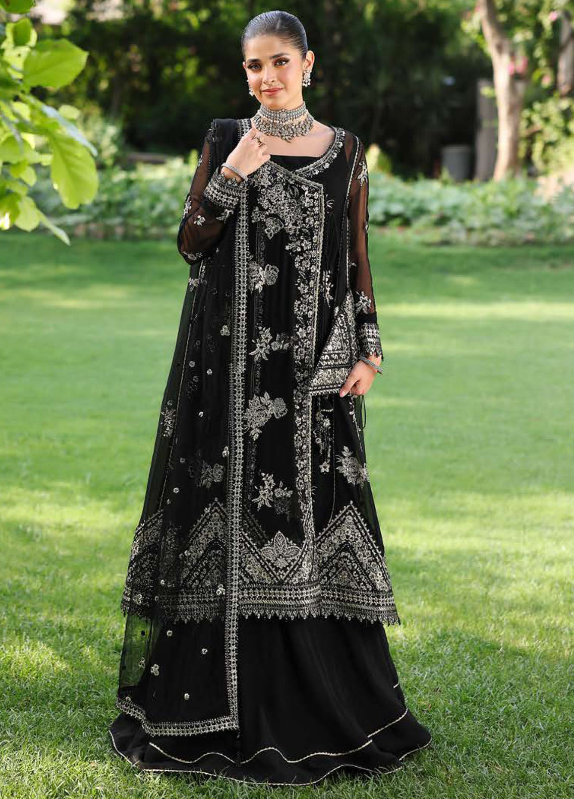 Aangan By Roheenaz Embroidered Chiffon 3 Piece Unstitched Suit RNZ25ALB D-01 ZYRAH Aangan By Roheenaz Embroidered Chiffon 3 Piece Unstitched Suit RNZ25ALB D-01 ZYRAH