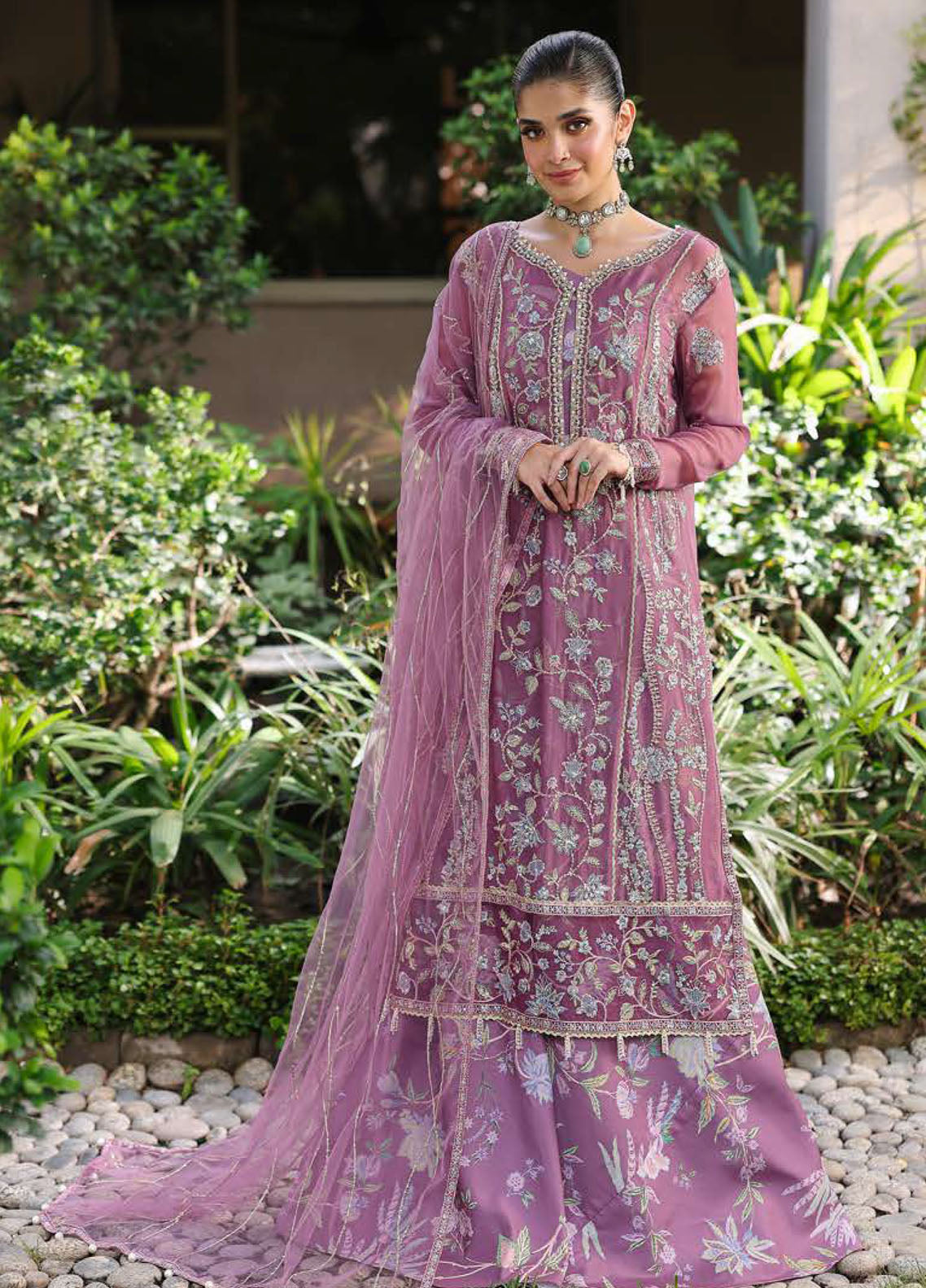 Aangan By Roheenaz Embroidered Chiffon 3 Piece Unstitched Suit RNZ25ALB D-02 AROOJ Aangan By Roheenaz Embroidered Chiffon 3 Piece Unstitched Suit RNZ25ALB D-02 AROOJ