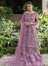 Aangan By Roheenaz Embroidered Chiffon 3 Piece Unstitched Suit RNZ25ALB D-02 AROOJ