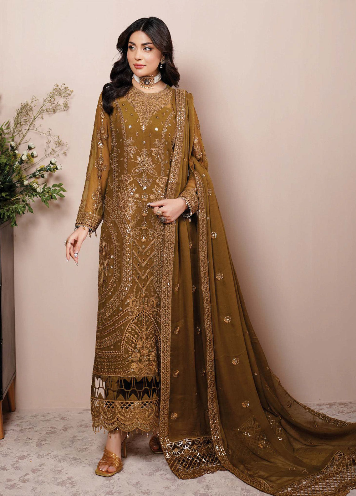 Aarzu By Maryam's Embroidered Chiffon 3 Piece Unstitched Suit MY24A DALISAY-A-8008 Aarzu By Maryam's Embroidered Chiffon 3 Piece Unstitched Suit MY24A DALISAY-A-8008