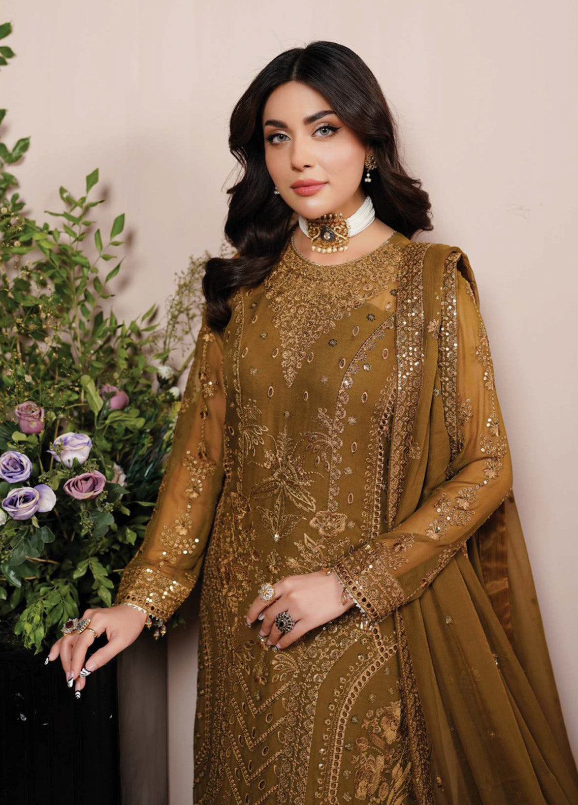 Aarzu By Maryam's Embroidered Chiffon 3 Piece Unstitched Suit MY24A DALISAY-A-8008 Aarzu By Maryam's Embroidered Chiffon 3 Piece Unstitched Suit MY24A DALISAY-A-8008