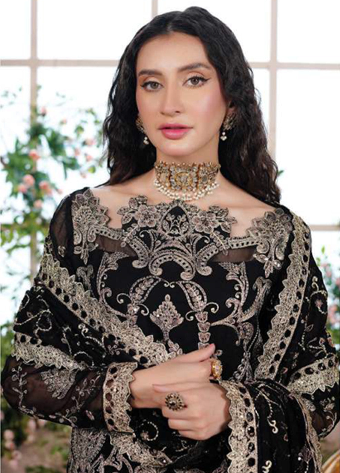 Aarzu By Maryam's Embroidered Chiffon 3 Piece Unstitched Suit MY24A KIARA-A-8007 Aarzu By Maryam's Embroidered Chiffon 3 Piece Unstitched Suit MY24A KIARA-A-8007