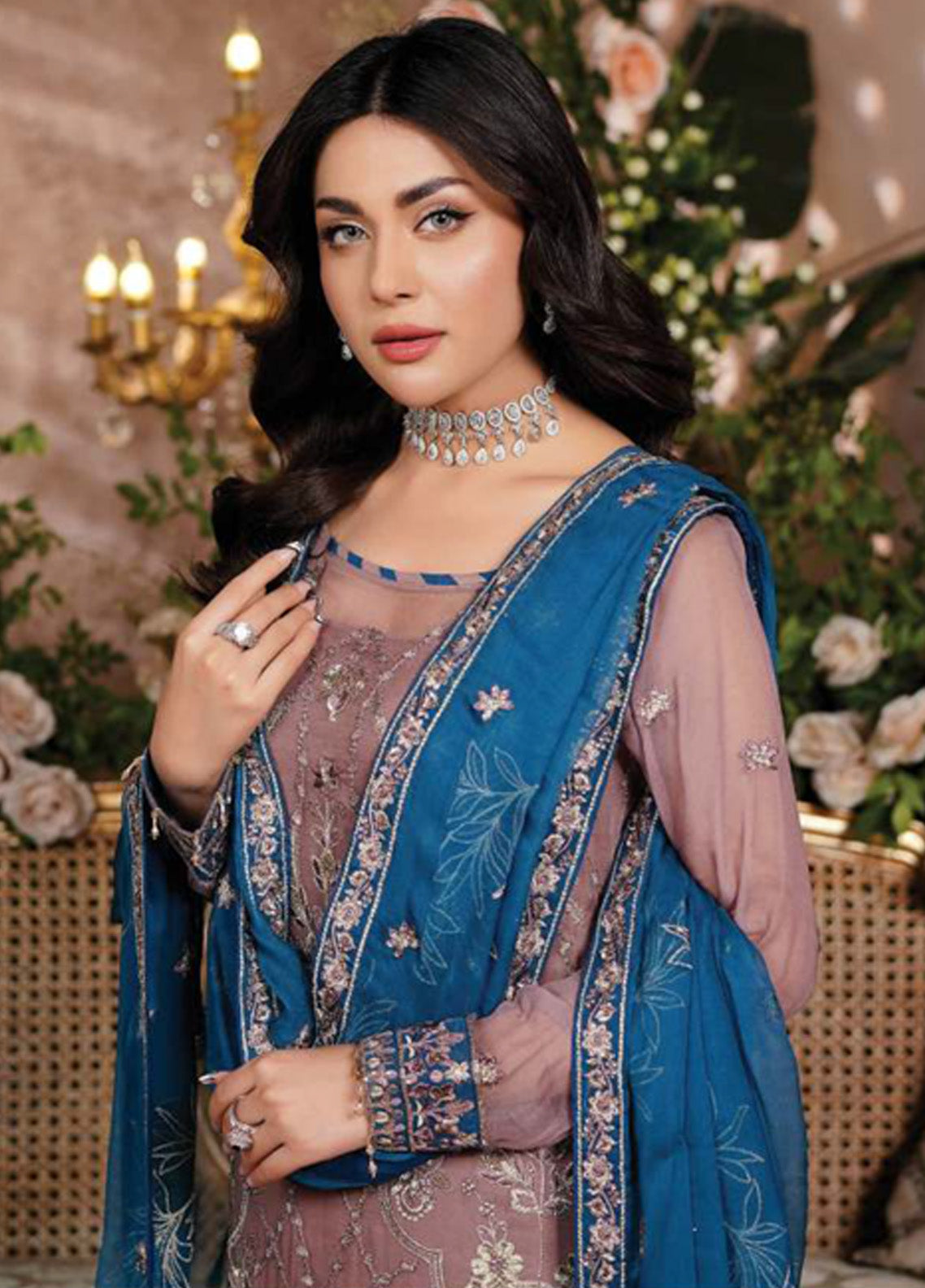 Aarzu By Maryam's Embroidered Chiffon 3 Piece Unstitched Suit MY24A SYBILLA-A-8009 Aarzu By Maryam's Embroidered Chiffon 3 Piece Unstitched Suit MY24A SYBILLA-A-8009