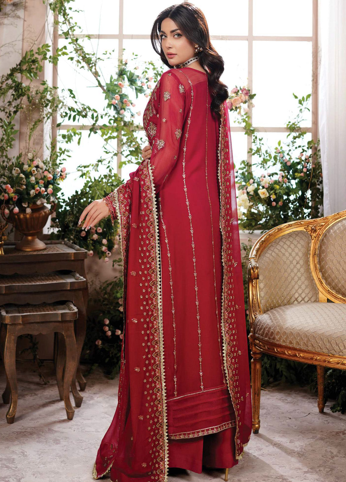 Aarzu By Maryam's Embroidered Chiffon 3 Piece Unstitched Suit MY24A ZAAFIA-A-8005 Aarzu By Maryam's Embroidered Chiffon 3 Piece Unstitched Suit MY24A ZAAFIA-A-8005